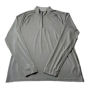 C9 Champion Duo Dry Moisture Wicks Stretch Gray 1/4 Zip Sweater Women’s Size L